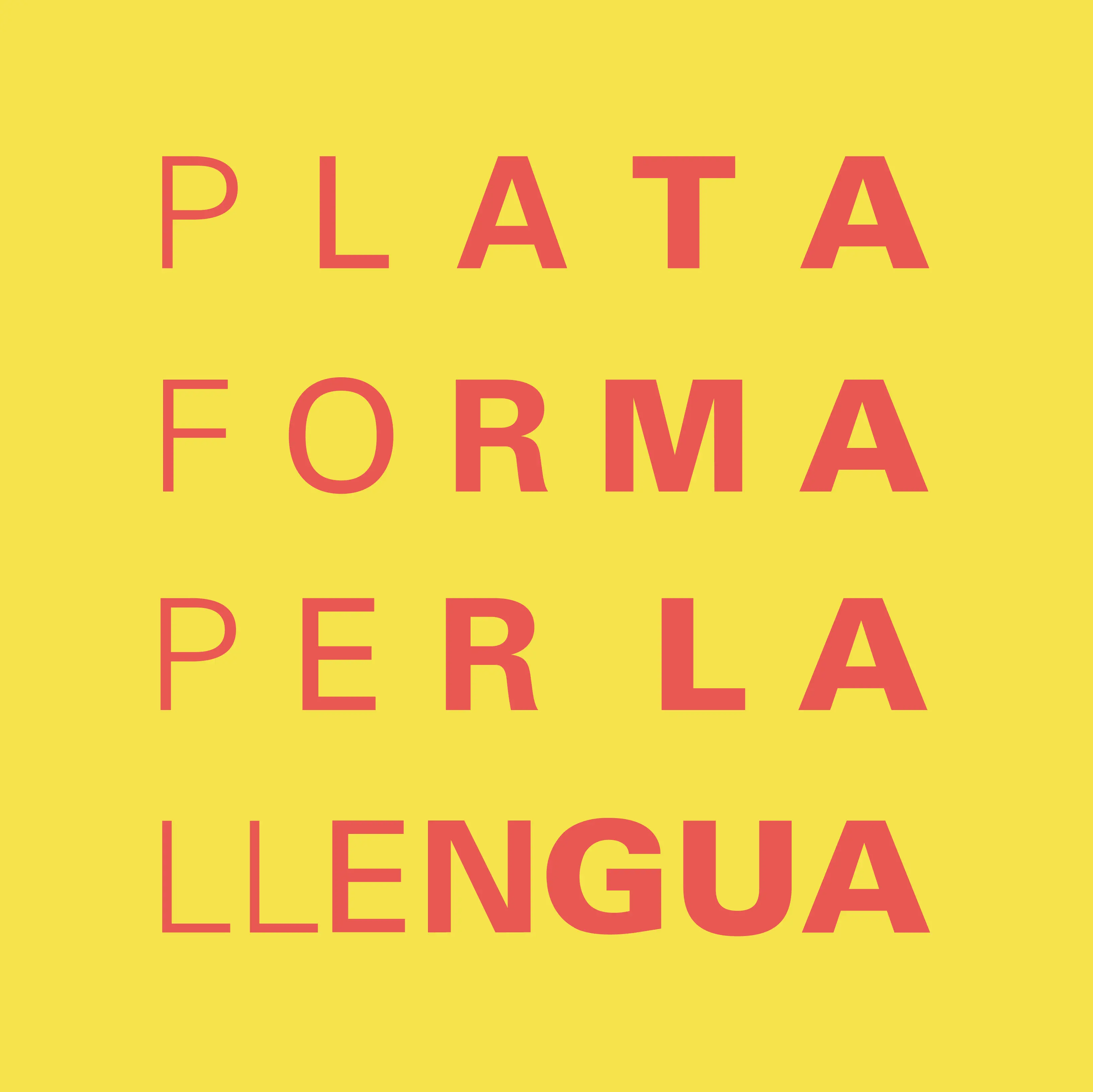logo plataforma per la llengua catalana
